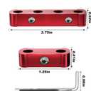 12 Piece Automotive Engine Spark Plug Wire Separator Set for 8mm 9mm 10mm Spark Plug Wire Retaining Clips - Keep your wires organized and protected! (red)