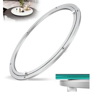 Lazy Susan Hardware, Heavy Duty Lazy Susan Bearing & Swivel Turntable - 16 Inch Rotating Bearing Plate for Round Dining Table, Smooth Swivel Mechanism