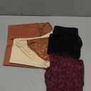 Shapewear for Women Tummy Control High Waisted Seamless Womens Underwear 4-Pack Sexy Lace Plus Size Panties (Medium, Black / Purple / Caramel / Nude)