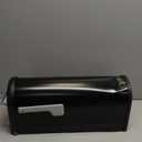 Architectural Mailboxes Chadwick Galvanized Steel Post Mount Mailbox, 8950B-10, Black, Medium Capacity