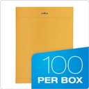 Quality Park 10" x 13" Clasp Envelopes, Heavy 32 lb Brown Kraft, Gummed Flap, 100/Box (QUA37797)