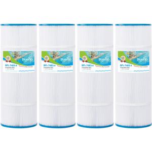 Pool Filter Cartridge Replacement for Pleatco PA81, Unicel C-7483, Filbur FC-1225, Hayward SwimClear C3020, C3025, C3030, C570, CX580XRE, C580E, 4 Pack