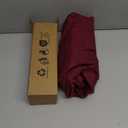 Kevin Textile Supersoft Faux Linen Square Christmas Throw Cushion Cover Pillowcase, Hidden Zipper, 22x22 inch(2 Piece, Sangria Red)