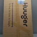 Huuger Folding Desk for Small Spaces, 39.3 Inch Foldable Computer Table, for Home Office, Study, Bedroom, Dorm, Space Saving, Small Writing Work Office Computer Desk, Easy to Fold, Oak