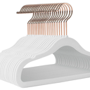 Ulimart Kids Hangers  14 Inch, 50 Pack, White, Plastic, Ideal for Everyday Use, Baby Hangers, Durable Infant/Toddler Hangers