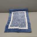 OLANLY Bathroom Rugs 24x16, Extra Soft and Absorbent Microfiber Bath Mat, Non-Slip, Machine Washable, Quick Dry Shaggy Bath Carpet, Suitable for Bathroom Floor, Tub, Shower (Small, Blue)