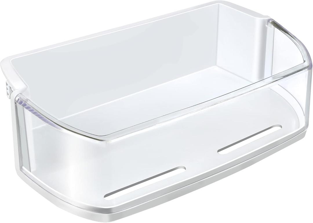 MONST AAP73051304 AP5955771 Door Shelf Bin Compatible with lg, kenmore Refrigerator Door Bin, Part Number : PS10065040, 3190322, EAP10065040, Food Grade Plastics, White