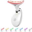 Red-Light-Therapy-for-Face and Neck, Red Light Therapy Wand, 7 Color Led Face Neck Massager for Skin Care, White