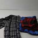 Mad Dog Concepts Boys Pajama Pants - Soft Micro Fleece PJ Bottoms for Kids Printed Plaid Design Boy's Sleepwear Size 620 3PK (14-16 Years, Gray / Blue / Red)
