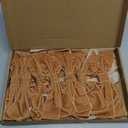 Aneco 12 Pcs Velvet Bows Christmas Ribbon Bow Tree Ornaments Vintage Xmas Bows for DIY Crafts Gift Wrapping Hair Garland Wreath Floral Holiday Door Decorations (9 x 13 Inch, Khaki)