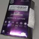 Allerease Maximum Twin Waterproof Allergy and Bedbug Protection Zippered Mattress Protector: Hypoallergenic Encasement