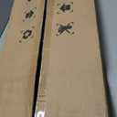 Large Ceiling Fans with Lights: Modern 72 Inch 8 Blade Outdoor Ceiling Fan with Remote APP Control - Dimmable Black Big Fan light Indoor Reversible 6 Speed Quiet DC Motor