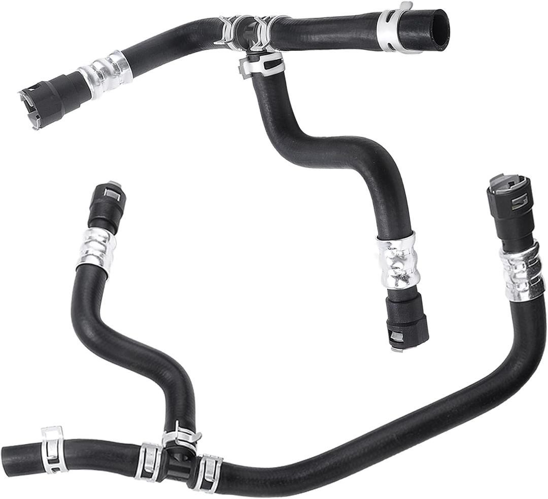 Engine Heater Hose Set Assembly Compatible with Chevy Buick GMC Vehicle 2007-2017 Enclave Acadia Traverse Replace Inlet and Outlet Bypass Hoses Replace# 20765678 25862087 25862088 626-562