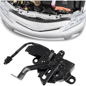 Car Engine Hood Latch Lock Assy Compatible for Toyota Camry 2007-2011 Front Hood Lock Assembly Black 53510-06180