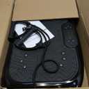 Vibration Plate Exercise Machine for Lymphatic Drainage, Vibration Platform 450 Lbs Capacity(Brick Orange)