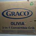 Graco Olivia Convertible Crib and Graco Crib Mattress Bundle, Driftwood