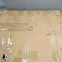 Round Wood Coffee Table with Storage Shelf, 33.5" D Wooden Circle Accent Coffee Table, 2-Tier Solid Wood Rounded Center Cocktail Table for Home Living Room Bedroom, Black Brown