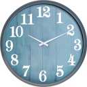 UMEXUS 18 Inch Large Outdoor Wall Clock, Waterproof Indoor Outdoor Decorative Clock with Upgraded D365 Silent Quartz Movement, Battery Operated for Patio, Garden, Pool, Farmhouse & Living Room
