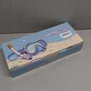 Snorkeling Gear for Adults, Dry-Top Snorkel Set Scuba Diving mask, 180Panoramic Wide View Professional Snorkeling Gear Breathing Freely Snorkel Mask (Blue+Black)