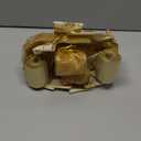 Altier 11" Wide Gold Christmas Tree Topper Bow 4 Tails Streamers with 3 Yards Long Each for Home Decoration Treetop Handmade Bow Ornament Holiday Party