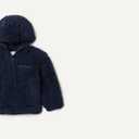 Amazon Essentials Boys and Toddlers' Half Zip Sherpa Hoodie Sweatshirt (XX-Large, Navy)
