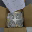 Coffee Syrup Dispenser-4pack,16.9 oz 500ml,Coffee Bar Accessories,Syrup Pump Dispenser for Coffee Bar,Contains Cleaning Tools, Funnel