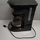 Hamilton Beach 12 Cup Programmable Drip Coffee Maker Machine, Regular & Bold Brew Options, Auto Pause and Pour, Glass Carafe, Black with Stainless Accents (46299J)