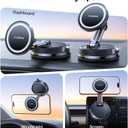 TORRAS 2026 Vacuum for Magsafe Car Mount98+LBS Strongest Suction & Ultra Magnet Magnetic Phone Holders for Your Car, 360 Adjustable Car Phone Holder Mount for iPhone 17 Pro Max 16 15 14 13 12