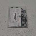 PlusRoc 20 Pack Screw Hooks for Hanging Plants Outdoor Lights, Heavy Duty 2.2 Inch Black Eye Hook Screw Cup Ceiling Hook Q-Hanger for String Lights, Wall Wood Ceiling Deck Mount