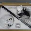 Ceiling Fans with Lights - 48" Black Flush Mount Ceiling Fan Light with 6 Speeds 3CCT Dimmable, Revesible Motor, Low Profile Fan Light for Modern Indoor Bedroom, Kitchen