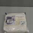 Cottington Lane Ruffled Bed Skirt Full Size with Split Corner, Brushed Microfiber Hotel Quality Ivory Dust Ruffle, 15 Inch Drop Gathered Bedskirt, Soft and Stylish, Shrinkage and Fade Resistant