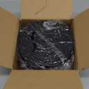 Under Couch Blocker, 4"x 394" Under Furniture Blocker with 30 Cable Ties, Stop Things Going Under Sofa Couch Bed, Couch Blockers for Pets Toys Easy to Install, Black