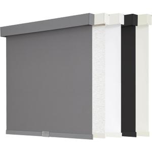 AOSKY Blackout Roller Shades Cordless Blinds for Windows, Free-Stop Shades with Valance, Thermal Insulated Fabric, UV Protection, Natural Woven Blinds for Home and Office (44" W x 72" H, Grey)