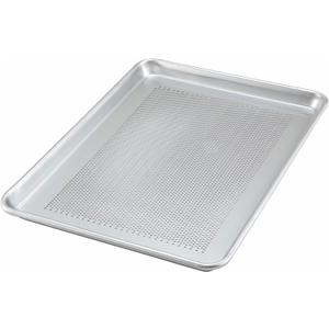 Winco 13 x 18 Perforated Aluminum Sheet Pan, Half Size