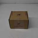 Mega Handles Glamor Passage Lever, Door Handle Set for Hallway, Closet and Bathroom, Reversible Heavy Duty Door Levers, Fits All Standard Door Sizes, Screws Included - Matte Black (1 Pack)