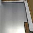 28x36 Inch Black Bathroom Mirror for Wall, Thick Metal Framed Rectangle Mirrors for Over Sink, Bedroom, Living Room, Entryway, Anti-Rust, HD Tempered Glass