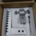 Adjustable Trailer Hitch - Tlvuvmo Aluminum Drop Hitch (Fits 2.5'' Receiver), 8 Inch Drop/Rise, 18,500 LBS GTW Heavy Duty Truck Hitch, (2'' & 2-5/16'') Chrome Plated Steel Balls - Tow Hitch Ball Mount