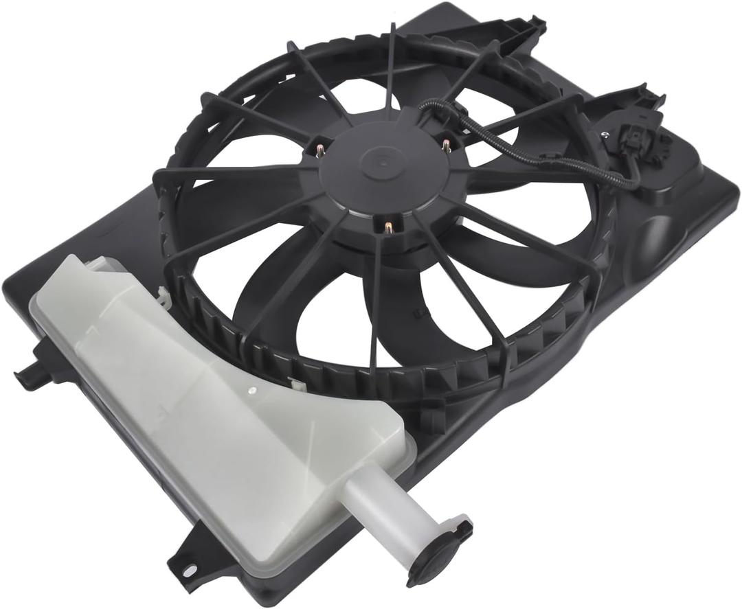 25380-J3140 Radiator Cooling Fan Assy Replacement for Hyundai Veloster 2019-2021, Kia Soul Seltos 2022 2023 2.0L L4 - Gas # HY3115165 412525A