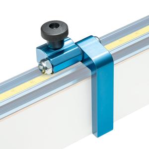 POWERTEC 3" Fence Flip Stop for Table Saw, Miter Saw, and Drill Press, T Track Accessories for Woodworking, 1PK (71367V)