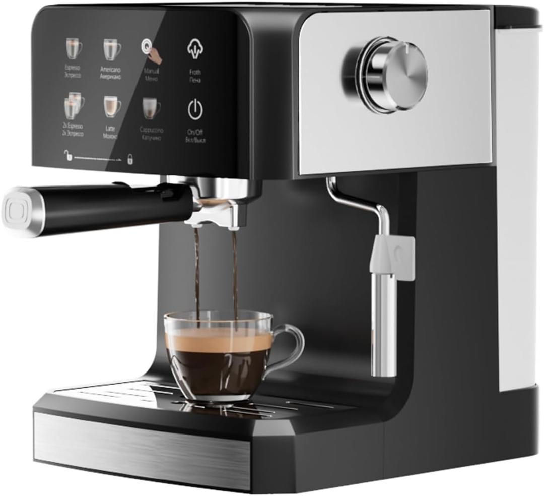 Espresso Machine with Steam Milk Frother20 Bar Expresso Coffee Machines for Home-Espresso Maker with 52oz Water Tank-Barista Coffee Maker for Americano Cold Brew Latte Cappuccino