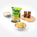 Utz Brands Big Flavor Box – 30 Count Variety of Bold, Tangy, and Savory Chips: Zapp’s Voodoo, Ripples Sour Cream & Onion, Salt & Vinegar, Golden Flake Sweet Heat BBQ, and Dill Pickle Chips (EXP 03/23/26)