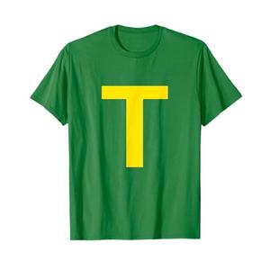 Chipmunk Halloween Carnival Group Costume Letter T T-Shirt Size M