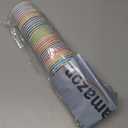 DIY Paper Cups, 50 Count 8 oz Multicolor Paper Cups For Weddding Party Picnic BBQ Travel and Event Disposable Paper Cups Drink Cups for Hot Cold Beverage Birthday Party Supplies