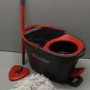 O-Cedar EasyWring Microfiber Spin Mop, Bucket Floor Cleaning System, Red, Gray, Standard