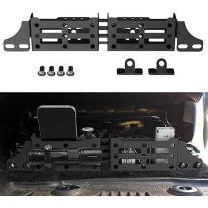 Car Seat Brackets Storage Basket - Universal Molle Panel Organizer Compatible with Toyota Tacoma 4Runner Lexus GX460/GX470 | Tactical Gear Mounting System & Quick Installation