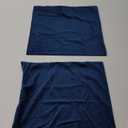 Set of 2 Polyester Solid Pillowcases, Comfortably Soft Covers for Restful Sleep, (41x41cm 16×16 inch)