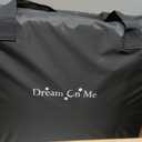 Dream On Me Travel Light Baby Playard with Zipper Access Door, Breathable Mesh Sides with Soft Comfortable Mattress, Easy Fold Design with Travel Carry Bag, Compact Space Saving Design - Black