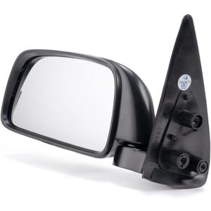 For Toyota Tacoma 1995-2000 Door Mirror Driver Side | Manual | Non-Heated | Manual Folding | 9 x 5in Housing | Textured Black | Replacement For 8794004040 | TO1320116
