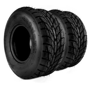 KAX 19x7-8 19x7x8 Tire Tubeless Mini Bike Go Kart ATV Quad 4 Wheeler 4PLY Z-129 2PC