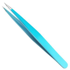 Tweezers for Ingrown Hair by Blinkeen - Best Stainless Steel Professional Pointed Blackhead Remover  Precision Eyebrow Hair,Facial Hair, Splinter & Tick Removal Tweezer